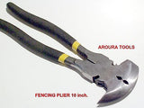 WIRE FENCE PLIERS 10 inch- FARM PALING & FENCE PLIERS - NEW