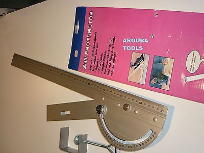 SAW GUIDE PROTRACTOR & RULER ALUMINIUM - NEW – arouratools