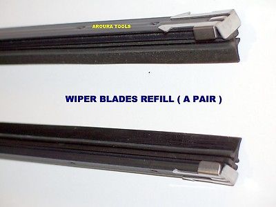 AUTO WINDSCREEN WIPER BLADE REFILLS - A PAIR - 56 cm LONG - 6 mm OR 8 mm wide - NEW