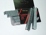 STAPLES FOR YOUR STAPLE GUN 6, 8,10,12 mm SIZES IN 1000 PC BOXES - NEW
