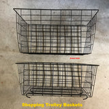 Baskets only - 2pc set - top & bottom baskets for the Double basket shopping trolley - New