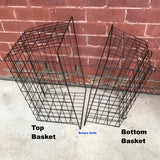 Baskets only - 2pc set - top & bottom baskets for the Double basket shopping trolley - New