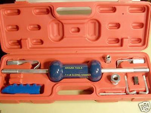 DENT PULLER KIT 7.5 LB SLIDING HAMMER - NEW IN CASE.