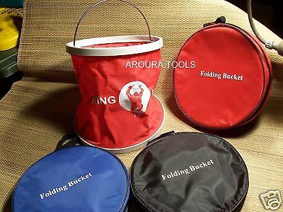 BUCKET 11 LITRE  FOLDING TYPE WITH CARRY BAG - NEW