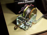 BOAT WINCH ( 2000LB ) WITH  STEEL CABLE- NEW IN BOX.