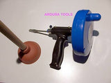 PIPE DRAIN & SINK CLEANER,UNBLOCKING TOOL, WIRE AUGER & SUCTION PLUNGER - NEW