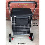 Folding Shopping Trolley with Steering & Canvas bag - Brand New.
