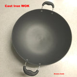 Cast Iron Cooking WOK - 3 sizes available - BRAND NEW.