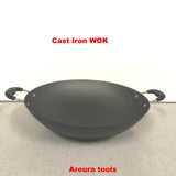 Cast Iron Cooking WOK - 3 sizes available - BRAND NEW.